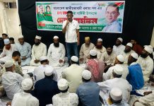 ধর্মের নামে প্রতারণা ও চাঁদাবাজদের ছাড় নেই : ওলামা দলের প্রতিষ্ঠাবার্ষিকীতে শফিকুল আলম তুহিন