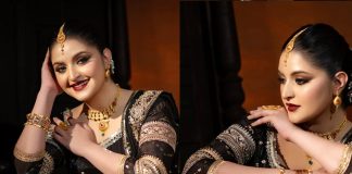 মায়াবী রূপের আলোয় পরীমণি
