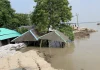 দাকোপে পাউবোর ৪০ মিটার বেড়িবাঁধ নদীগর্ভে বিলীন