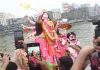 আনন্দ-বিষাদে দেবী দুর্গাকে বিদায়
