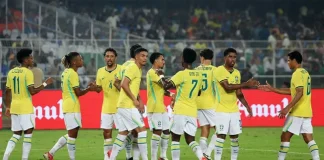 চার গোলের ঝড়ে ভারতকে উড়িয়ে দিল ব্রাজিল