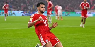 দিয়াজের হ্যাটট্রিকে বায়ার্নের গোল উৎসব